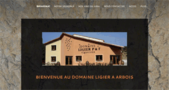 Desktop Screenshot of domaine-ligier.com